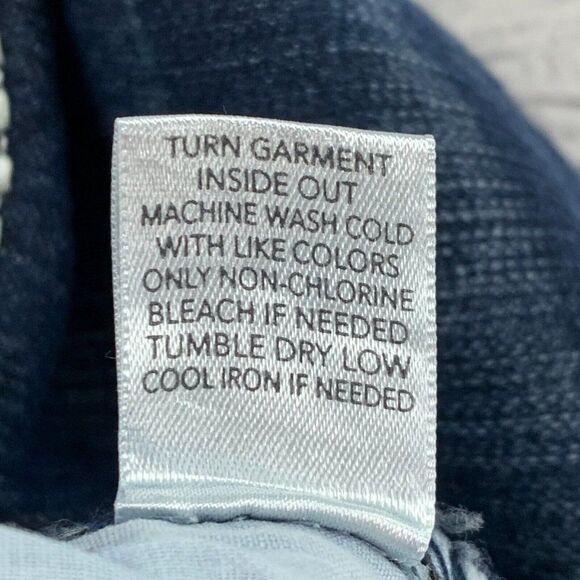 Christopher & Banks Jeans sz 4 Straight Leg Dark Wash Embellished Pockets - Picture 11 of 11